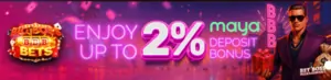 enjoy 2% bonus